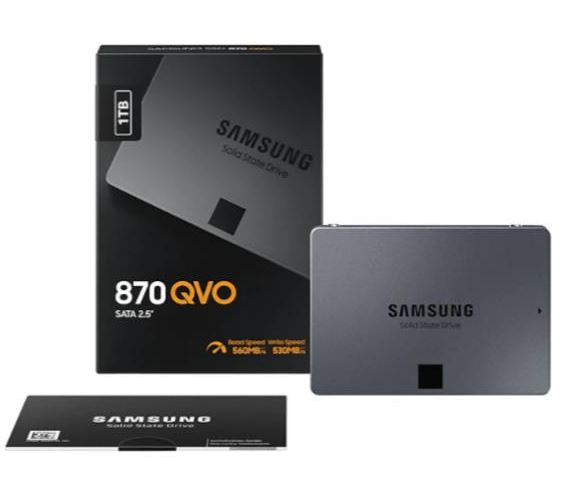 Samsung Ssd 870 QVO 1TB SATA 2.5 MZ-77Q1T0BW Samsung Ssd 870 QVO 1TB SATA 2.5 MZ-77Q1T0BW